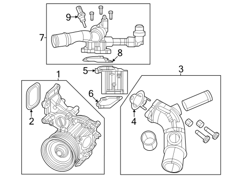 2025 Jeep Grand Cherokee Water Pump Diagram
