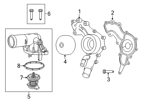 2016 Jeep Wrangler Water Pump Diagram