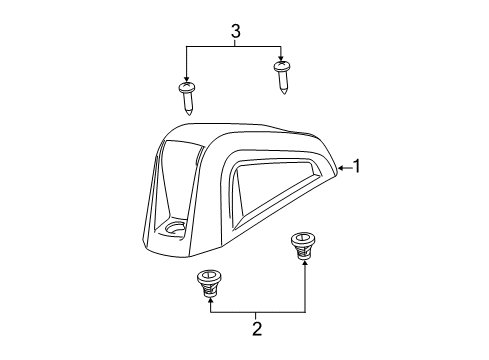 2019 Ram ProMaster 1500 Clearance Lamps Diagram