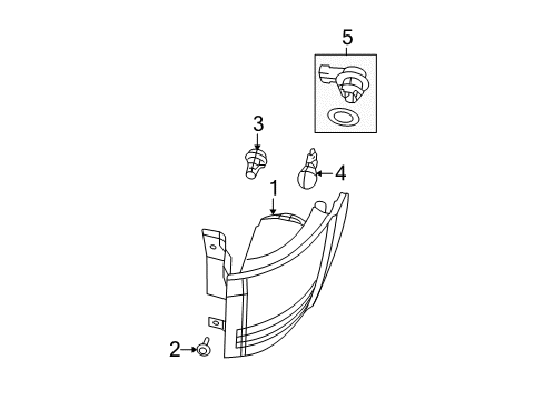 2019 Dodge Grand Caravan Bulbs Diagram