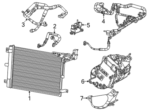 2025 Jeep Wrangler A/C Compressor Diagram