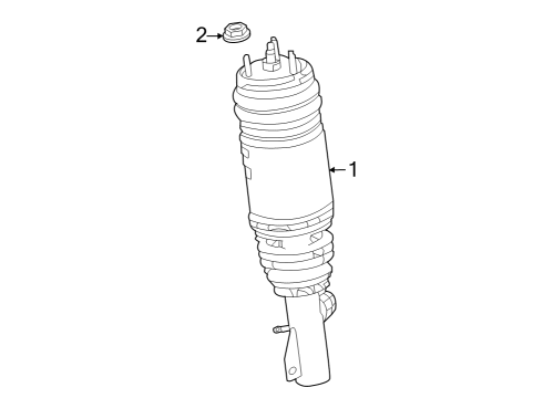 2025 Jeep Grand Cherokee Struts & Components - Front Diagram