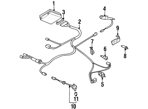 1987 Jeep Comanche Switches Diagram