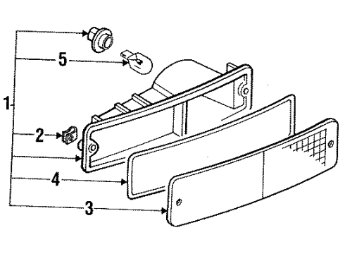 1994 Dodge Stealth Backup Lamps Diagram