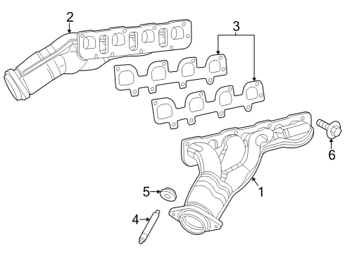 2023 Chrysler 300 Exhaust Manifold Diagram