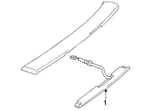 1994 Dodge Colt High Mount Lamps Diagram