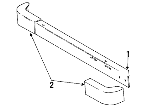 1988 Jeep Wrangler Front Bumper Diagram