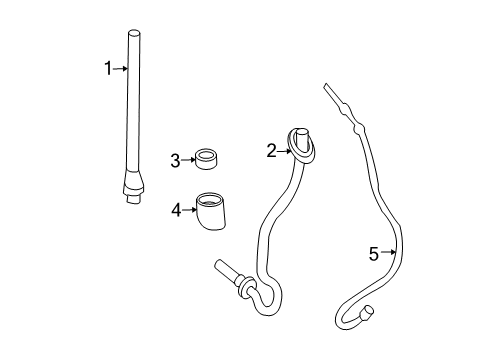2008 Chrysler Aspen Antenna & Radio Diagram 2 - Thumbnail