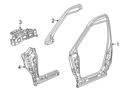 2018 Ram ProMaster City Aperture Panel Diagram
