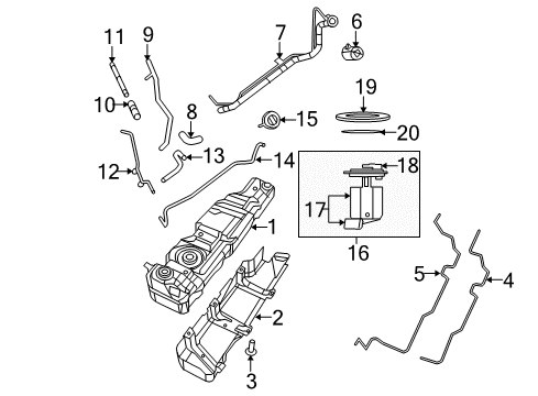 2009 Jeep Wrangler Fuel Supply Diagram