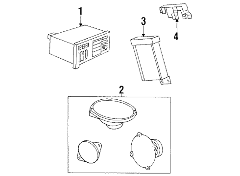 1999 Chrysler LHS Sound System Diagram
