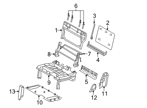 2009 Dodge Grand Caravan Third Row Seats Diagram