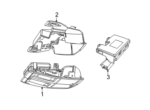 2013 Dodge Challenger Overhead Console Diagram