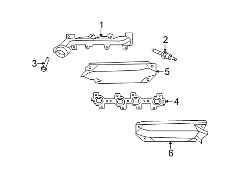 2008 Chrysler Aspen Exhaust Manifold Diagram