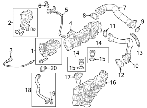 2022 Jeep Gladiator EGR System Diagram
