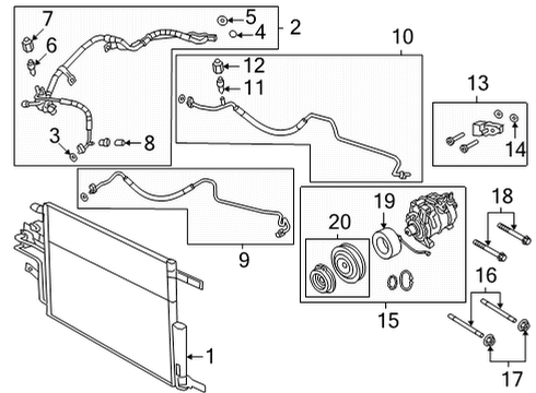 2024 Ram 1500 A/C Compressor Diagram