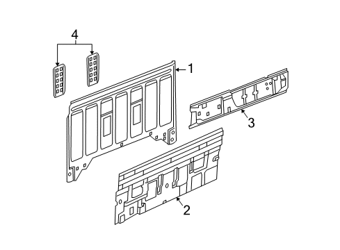 2007 Dodge Dakota Back Panel Diagram
