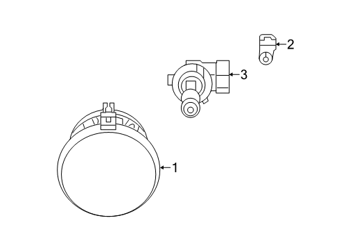 2010 Chrysler Sebring Chassis Electrical - Fog Lamps Diagram