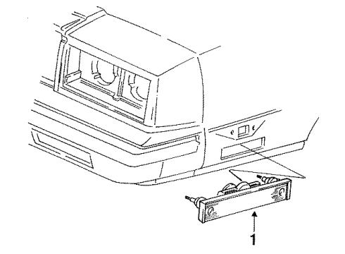 1993 Chrysler New Yorker Front Lamps - Side Marker Lamps Diagram