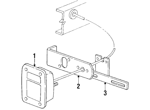 1992 Dodge D350 Combination Lamps Diagram