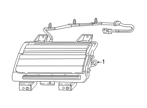 2019 Jeep Wrangler Park & Signal Lamps Diagram
