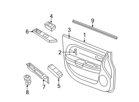 2008 Dodge Avenger Front Door Diagram