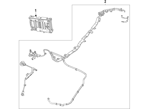2019 Ram 1500 Battery, Cooling System Diagram