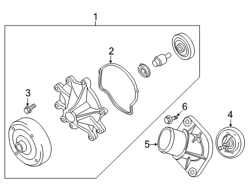 2013 Ram 1500 Water Pump Diagram