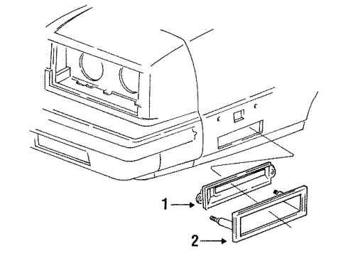 1993 Chrysler New Yorker Corner Lamps Diagram