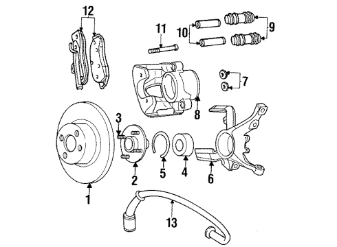 1997 Dodge Neon Anti-Lock Brakes Diagram