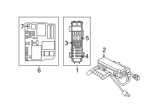 2008 Chrysler Aspen Fuse & Relay Diagram