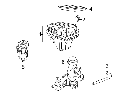 2009 Dodge Challenger Air Intake Diagram
