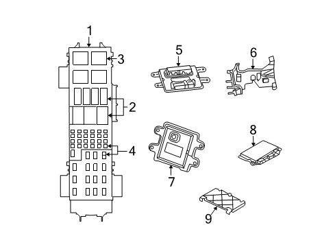 2009 Jeep Commander Electrical Components Diagram