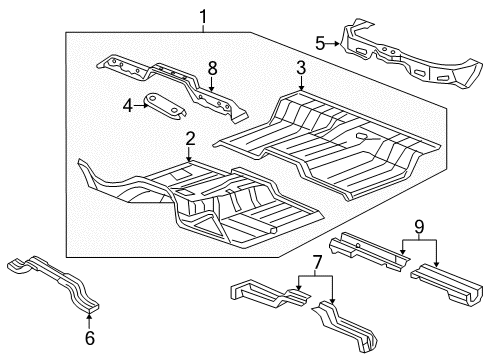 2024 Ram 1500 Classic Floor Diagram