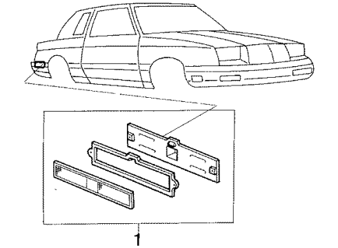 1986 Dodge 600 Side Marker Lamps Diagram