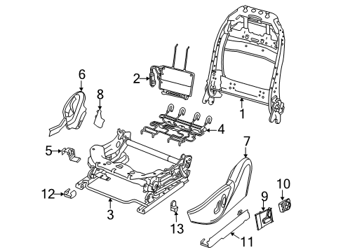 2013 Dodge Dart Lumbar Control Seats Diagram