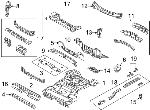 2003 Chrysler Sebring Rear Body Diagram