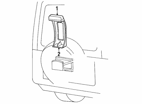 1995 Jeep Wrangler High Mount Lamps Diagram