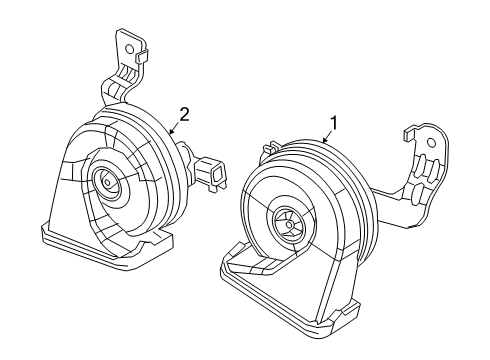2020 Jeep Gladiator Horn Diagram