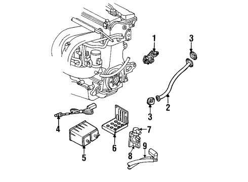 1999 Dodge Stratus Powertrain Control Diagram
