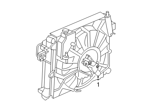 2009 Jeep Commander Cooling System, Radiator, Water Pump, Cooling Fan Diagram