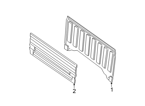 2000 Dodge Dakota Back Panel Diagram