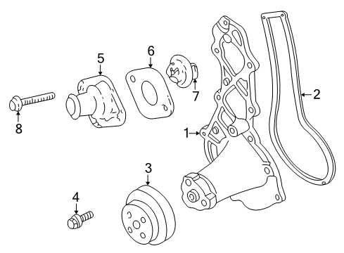 2000 Dodge Dakota Water Pump Diagram