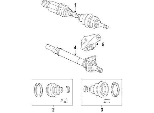 2000 Dodge Neon Front Axle Shafts & Joints, Drive Axles Diagram