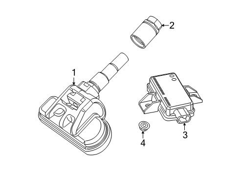 2018 Ram ProMaster City Tire Pressure Monitoring Diagram