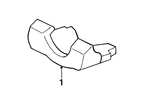 1986 Jeep Grand Wagoneer Steering Column, Steering Wheel & Trim Diagram