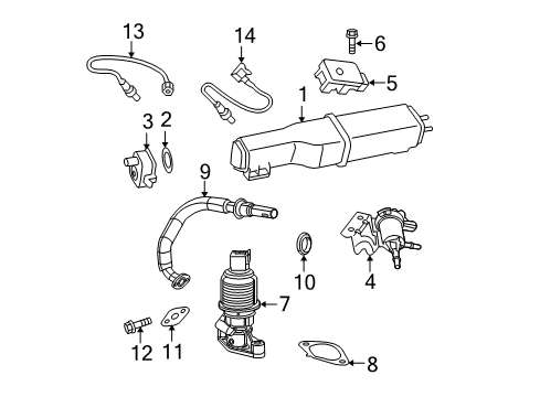 2011 Ram 1500 Emission Components Diagram