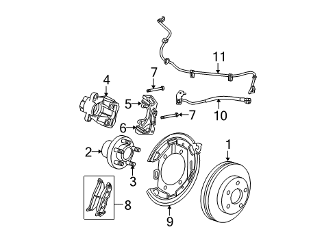 2005 Chrysler Pacifica Anti-Lock Brakes Diagram