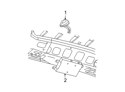 2005 Dodge Durango Antenna & Radio Diagram