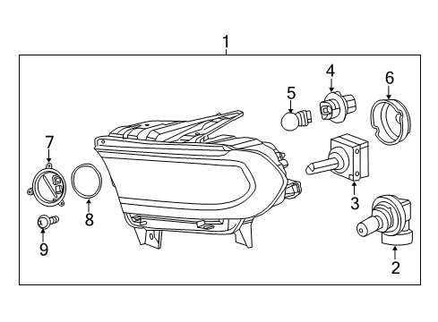 2017 Dodge Durango Bulbs Diagram